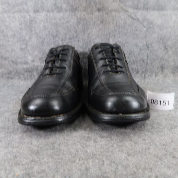 Johnston & Murphy Shoes Men 10 Oxford Leather Shuler Athletic Black Comfort Work main image 14